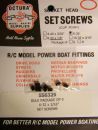 Grub Screw 6-32 x 3/16"  long