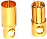 OSE 6.0mm Gold Plated Bullet Connectors
