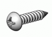 Wood Screw 2.9mm diameter x 9.5mm  long