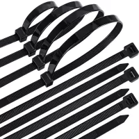 Zip Ties : Black : 25 pack