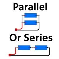 Running batteries in series or parallel?