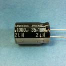 Rubycon 35v 1000uf Capacitor 35ZLH1000