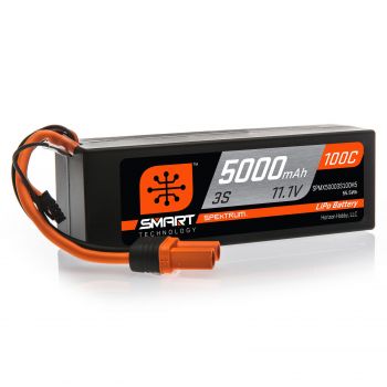 Spektrum Smart G1 3S (11.1v) 100C 5000mah LiPo Battery Pack w/IC5 Connector