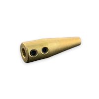 Brass Flex Ferrules: 1/4" shaft to 1/4" Cable