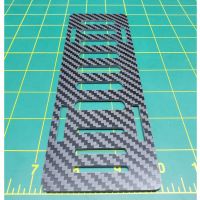 Wide Carbon Fiber battery tray for monos 200mm long