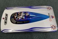Replacement Cowl/Hatch for TFL Zonda: Fiberglass Blue/White
