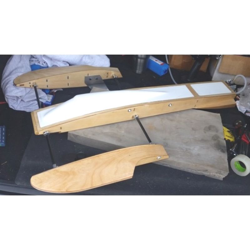RSX310 FE: Wood Outrigger Kit with Fiberglass Cowl (31