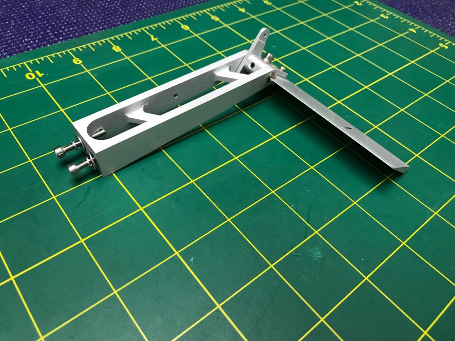 TFL CNC aluminum 95mm Rudder with single water pickup | Offshore Electrics