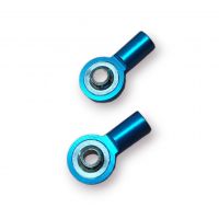 Linkage Rod End for 3mm Rod (2 pack) : Blue