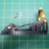 Carbon fiber heavy duty motor mount for 40mm motors.