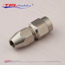 Coupler for Zenoah Engine, collet style for 1/4" (6.375mm) Flex Cable : 46mm Long