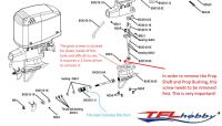 P1 Drive Part : Stern Bearing Bracket