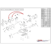 Stator Vane Assembly/jet pump flow straightening tube for tfl-b54253 T-Jet Small Jet Drive.