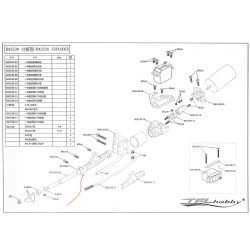 Strut barrel holder for TFL Integrated Drive System